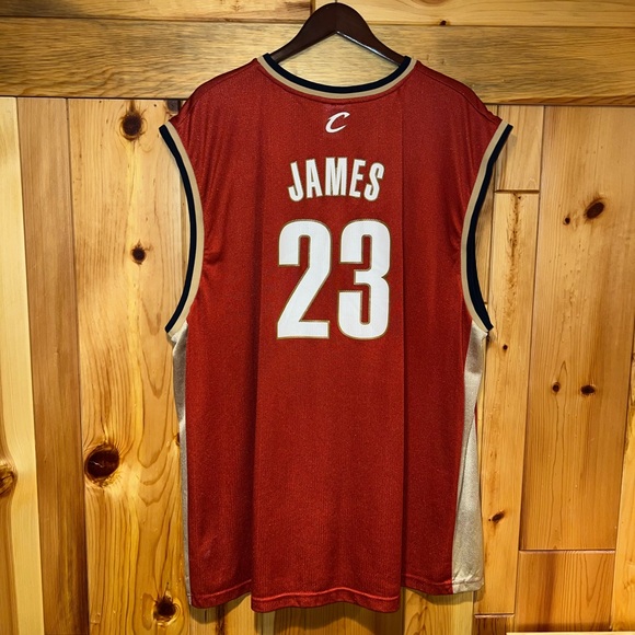 VTG Men’s Reebok Lebron James #23 Cleveland Cavaliers NBA Basketball Jersey 3XL - Picture 4 of 12